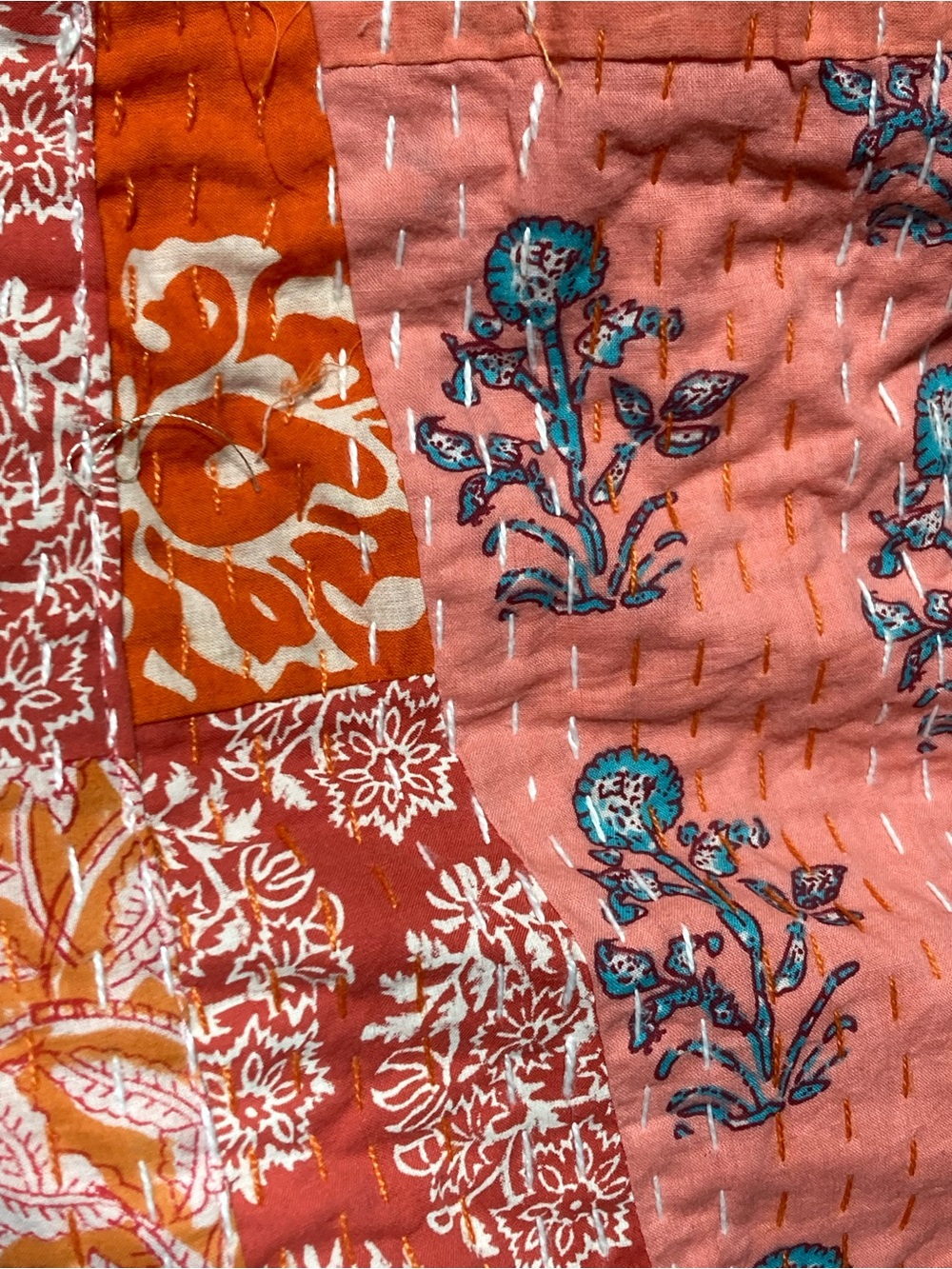 Indian Kantha Embroidered Robe - Picture 9 of 9